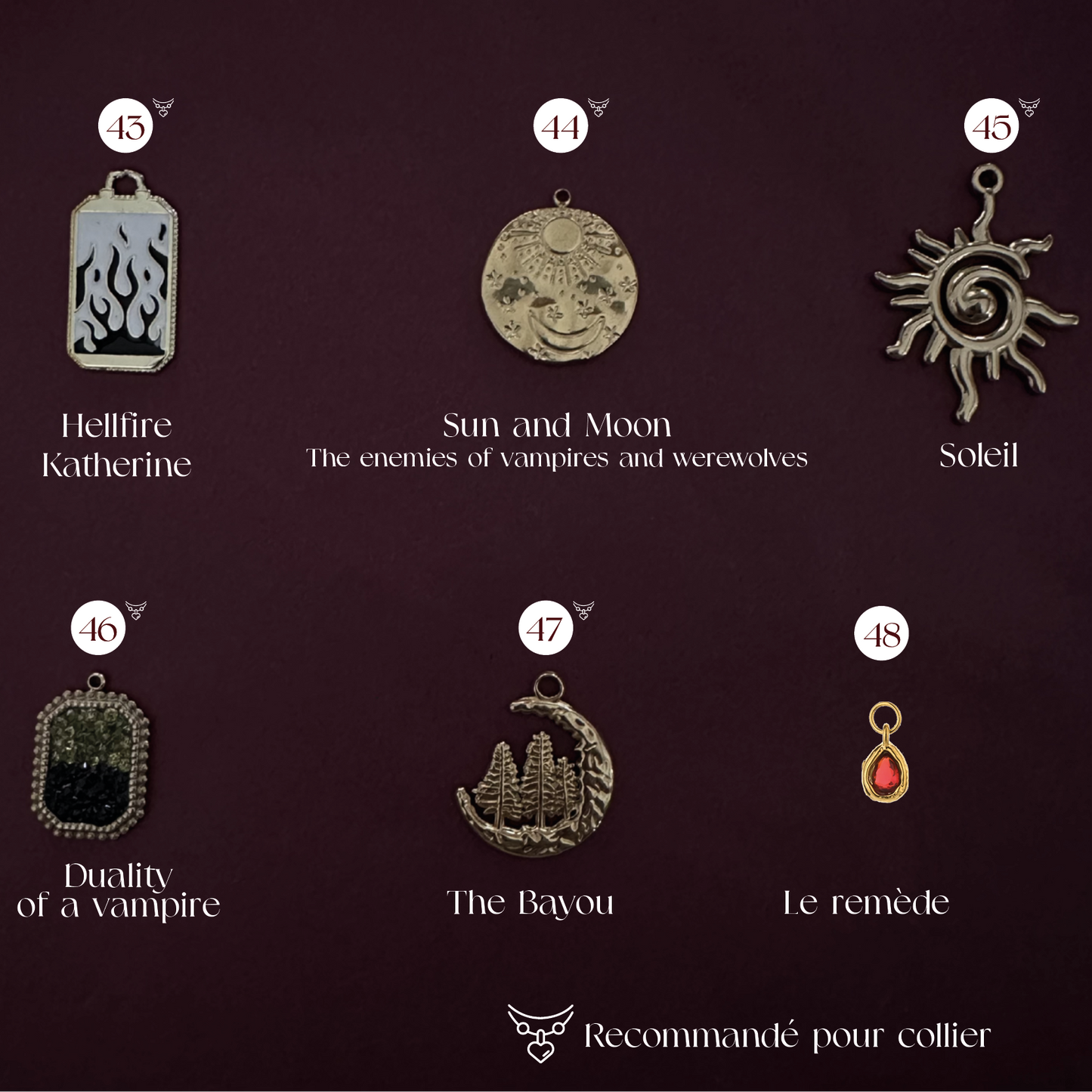 Mystic Charms Chain – Collier TVD