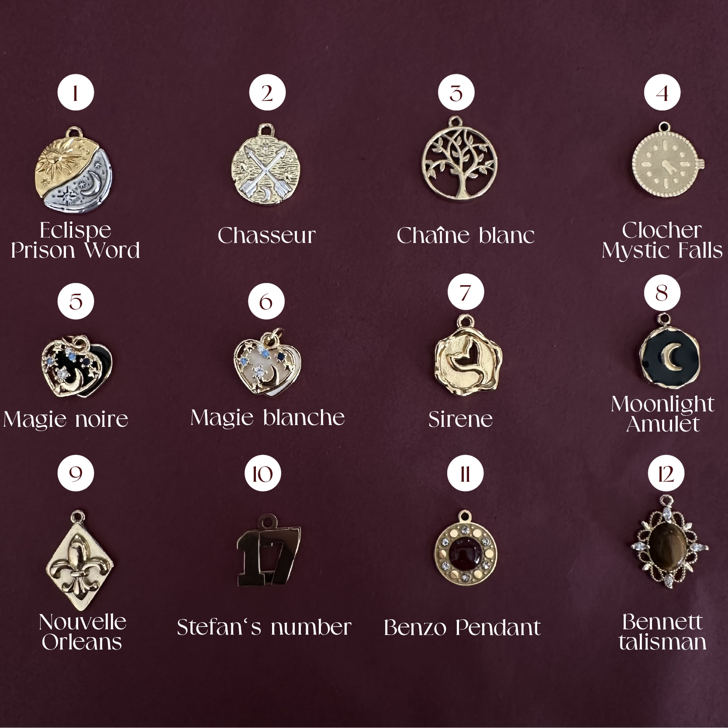 Mystic Charms Chain – Collier TVD